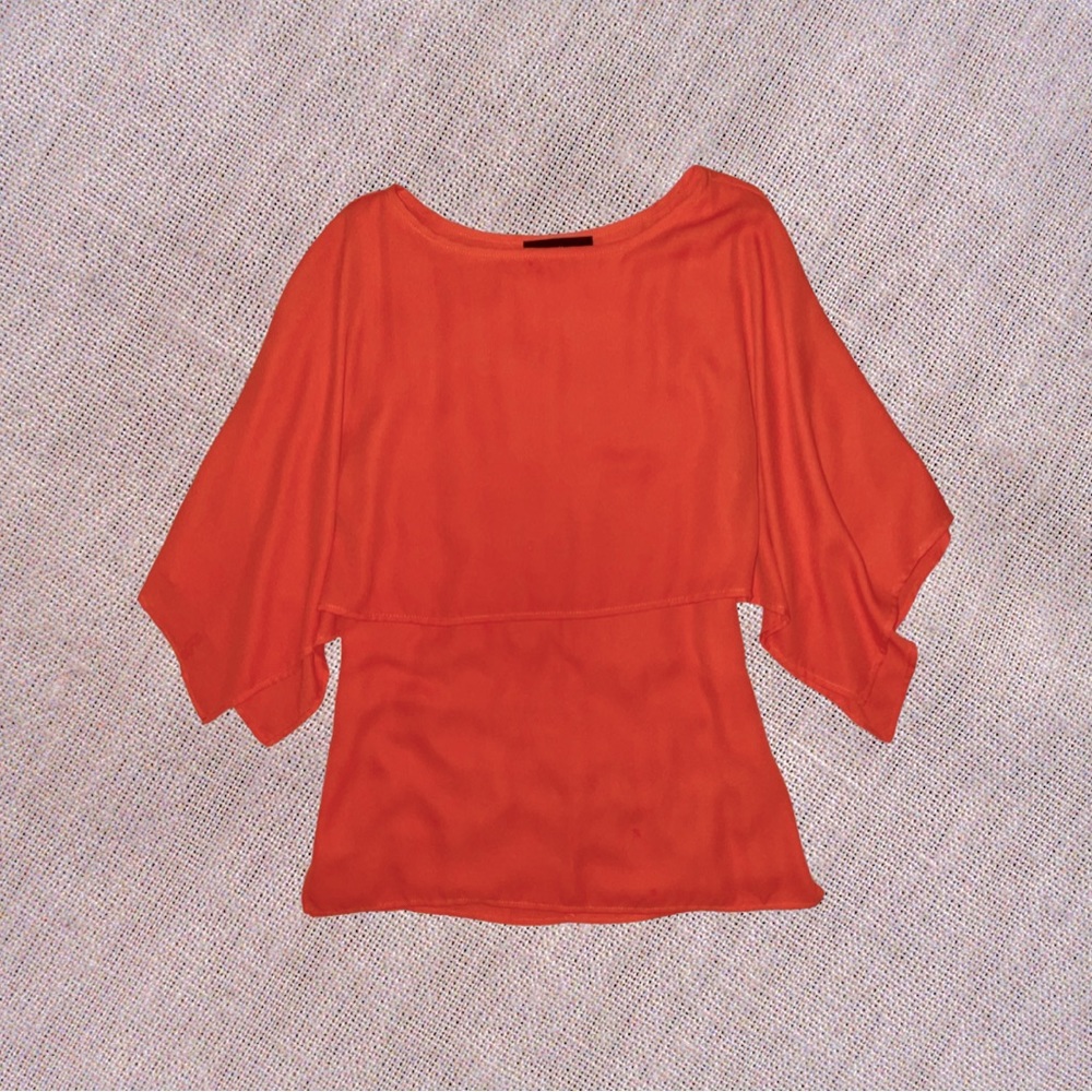 Karen Kane Sheer Layered Blouse